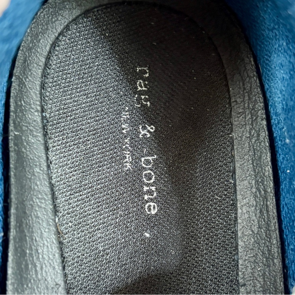 Rag & Bone NY Retro Runner Lace Up Sneakers Pink & Blue Suede, Womens size 41 - Picture 11 of 15